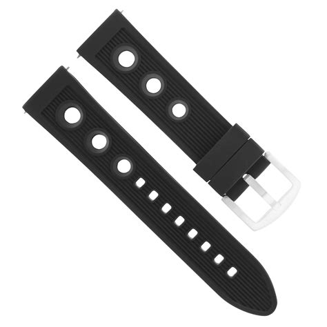 breitling black rubber band|breitling rubber strap 24mm.